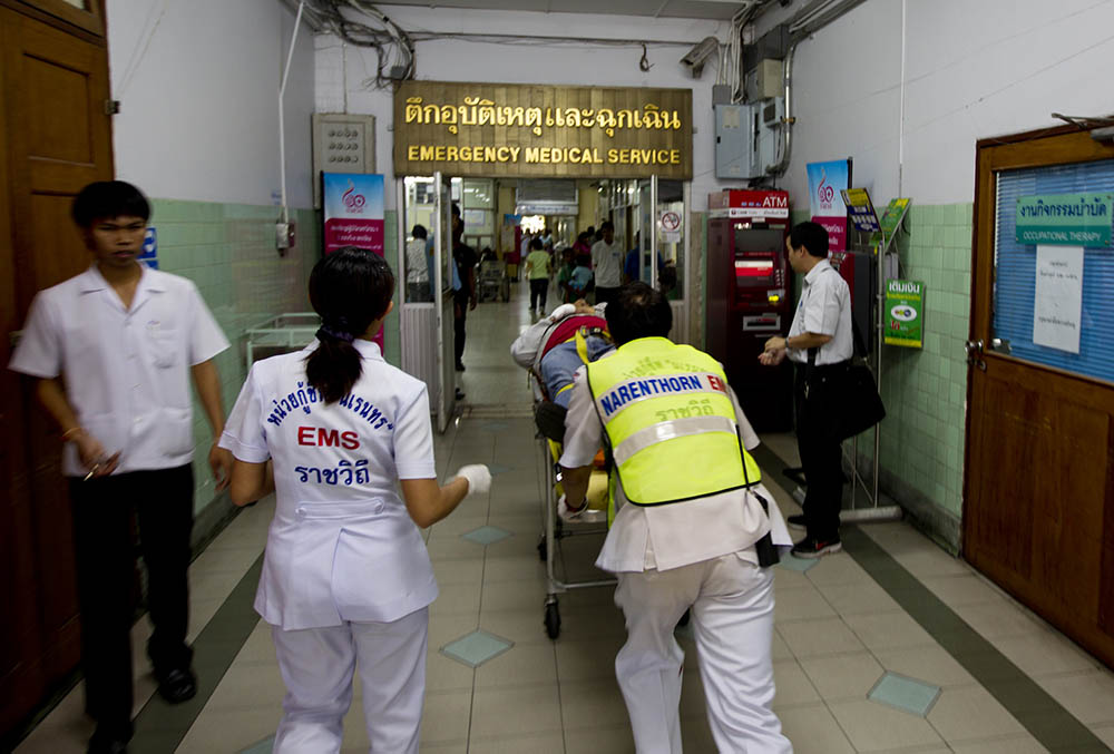 Arrivée urgence Bangkok