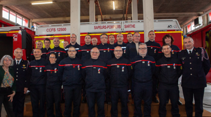 26 sapeurs-pompiers du SDIS 72 reçoivent la médaille de la Sécurité intérieure 